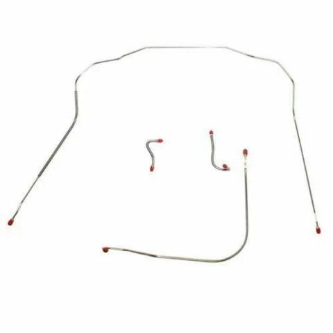 1954 Chevrolet Corvette Front Brake Line Kit Standard Front Drums Steel VKT5401OM